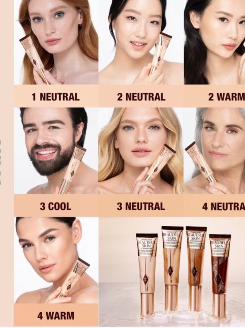 Charlotte Tilbury -Charlottes Beautiful Skin Foundation - Neutral 1 - Picture 5 of 11